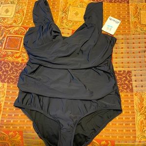 Beautiful black Athena one piece swimsuit size 16